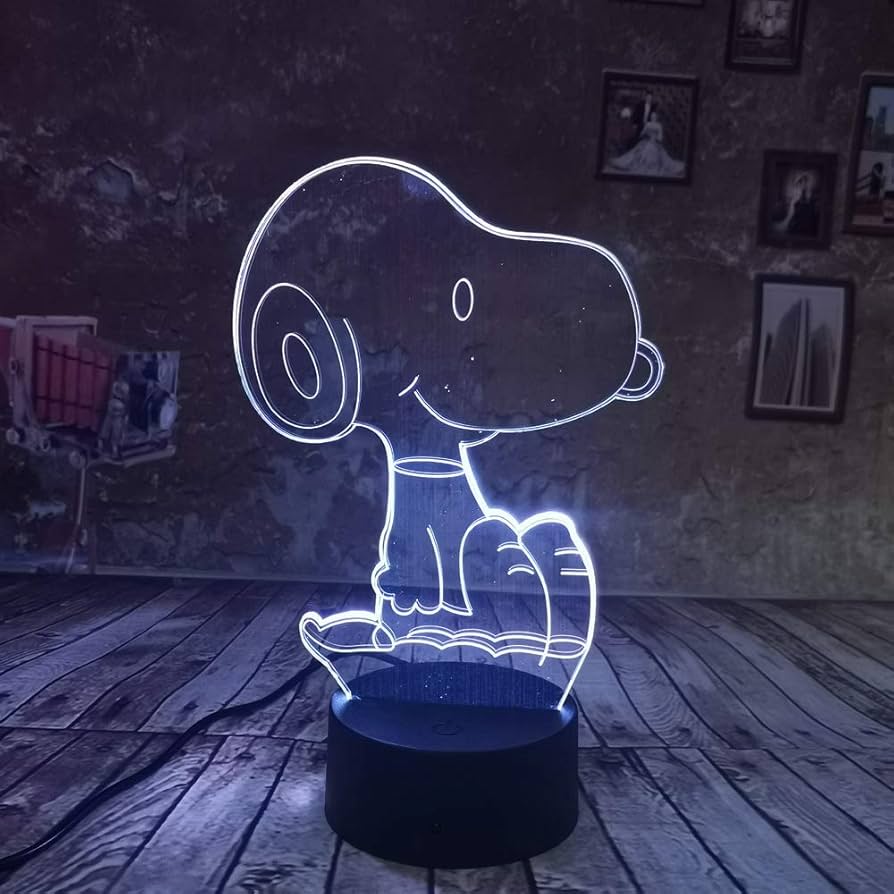 Snoopy Night LED Light スヌーピーナイトライト　インテリア SNOOPY ナイトライト 授乳ライト ルームライト 寝室 スヌーピー